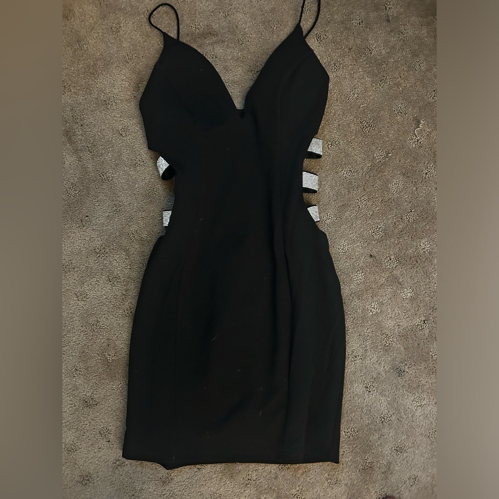 black windsor mini dress